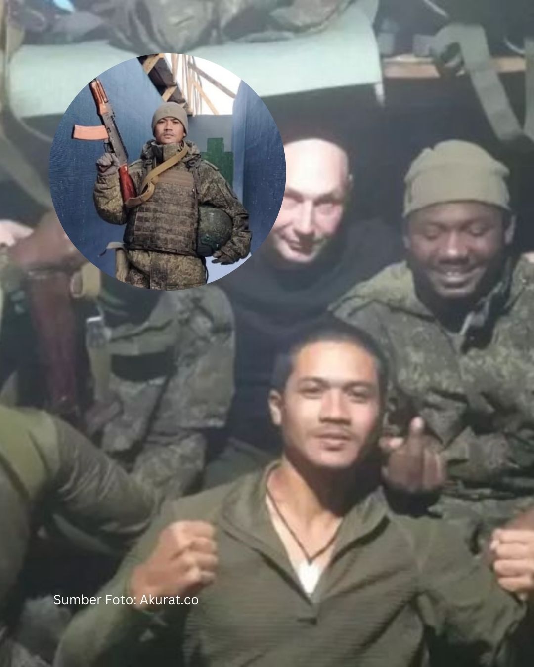 Heboh!! Personel Brimob Polda Aceh Diduga Jadi Tentara Bayaran Rusia