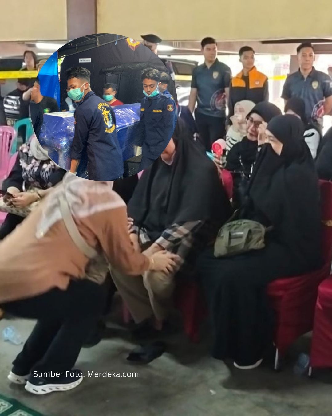 Prosesi Penuh Hormat, Keluarga Sambut Jenazah Korban ATR 42-500