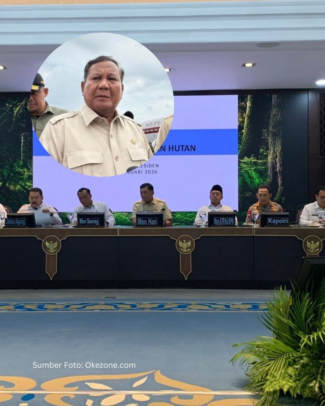 Prabowo Cabut Izin PT Toba Pulp Lestari, Akhiri Konsesi 167 Ribu Hektare