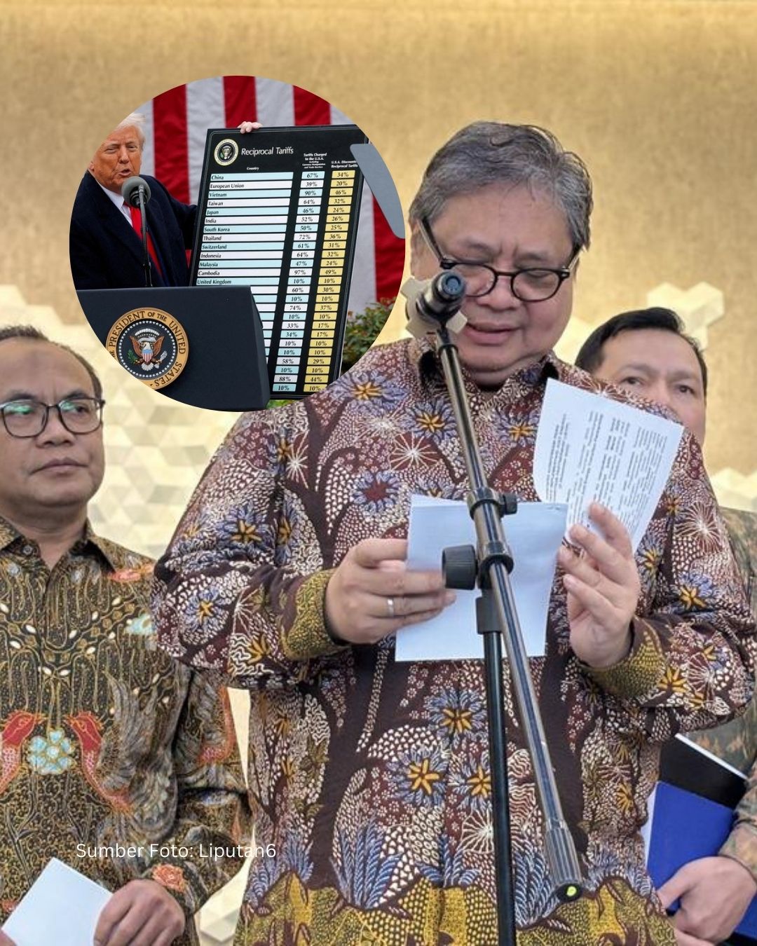 Airlangga: Ancaman Tarif Trump Tak Ganggu Ekonomi RI