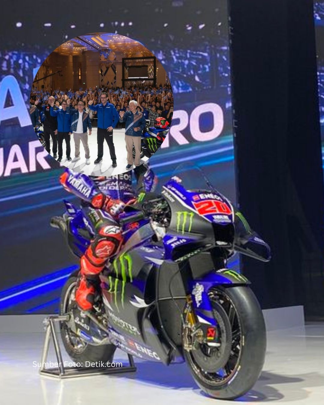 Era Baru Yamaha: YZR-M1 V4 Diluncurkan di Jakarta