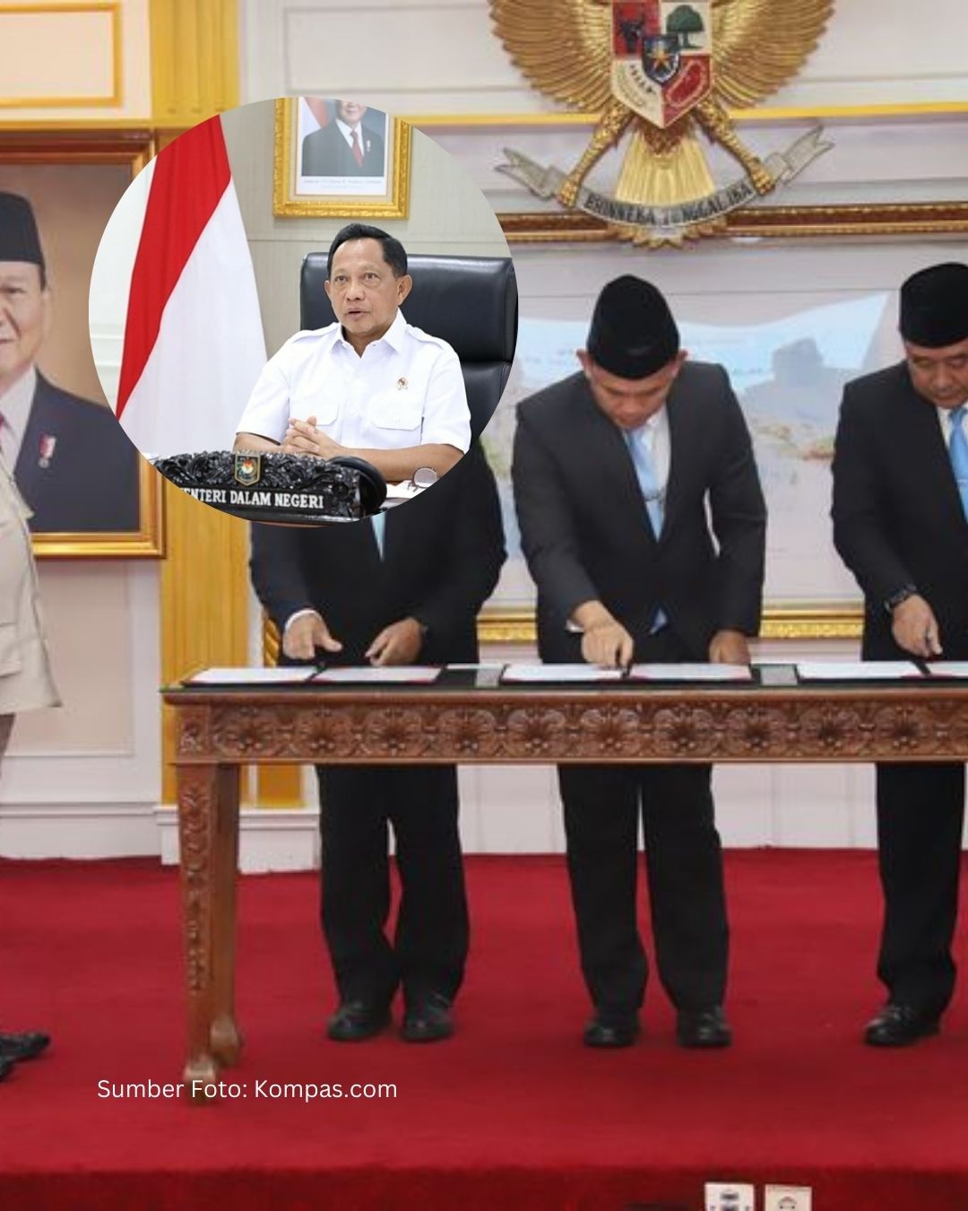 Mendagri Tito Karnavian Lantik 3 Pejabat Madya Kemendagri