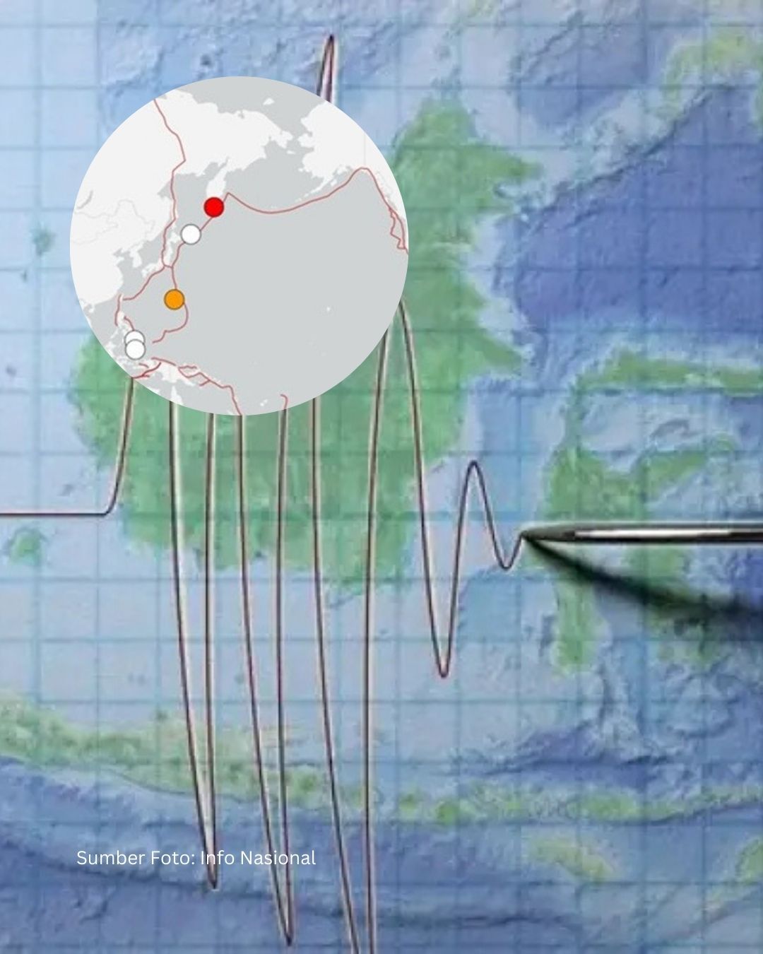 Gempa 6,2 Guncang Vilyuchinsk Rusia, Tak Berdampak ke Indonesia