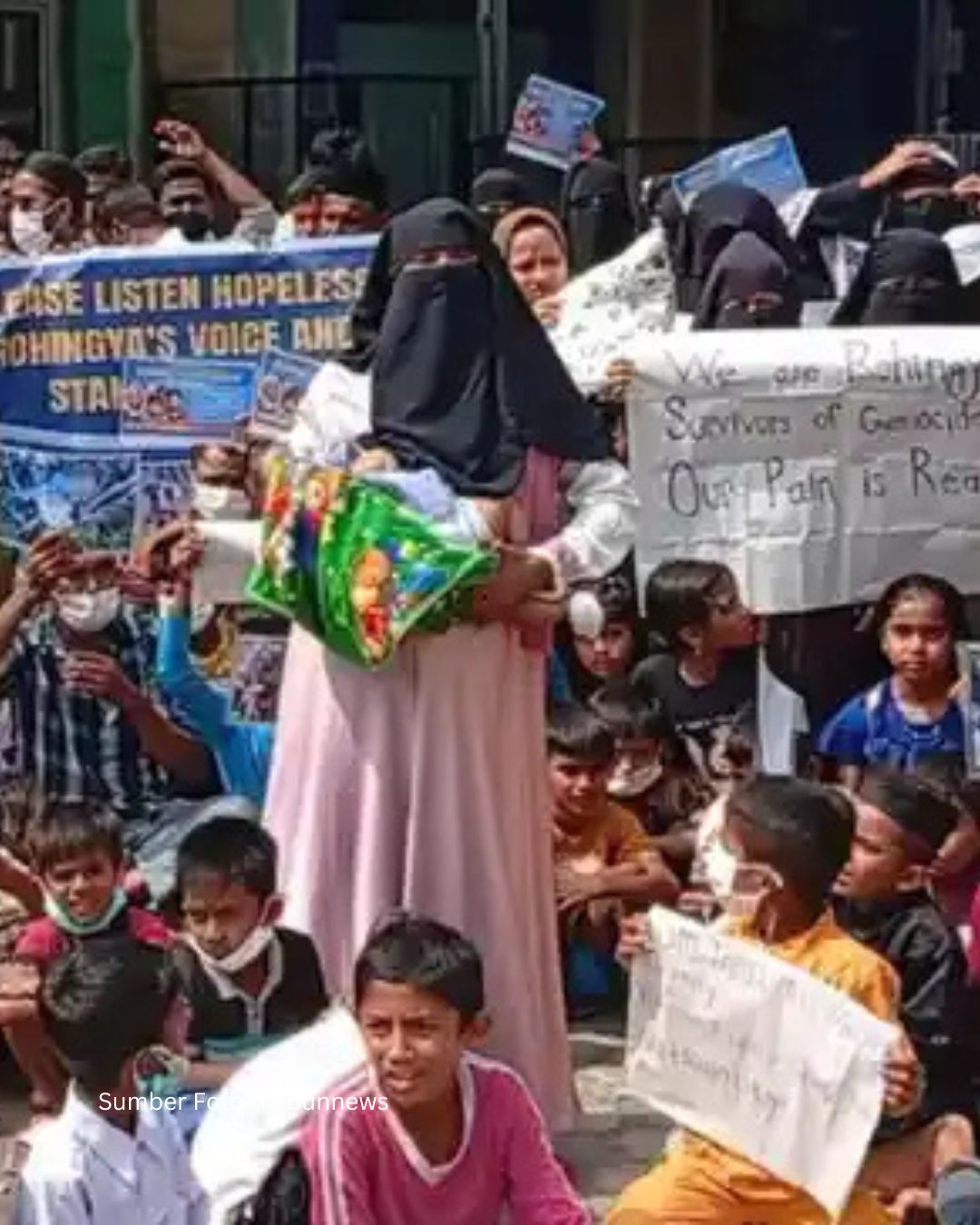 Bantuan Bulanan Dinilai Tak Cukup, Pengungsi Rohingya Protes di Pekanbaru