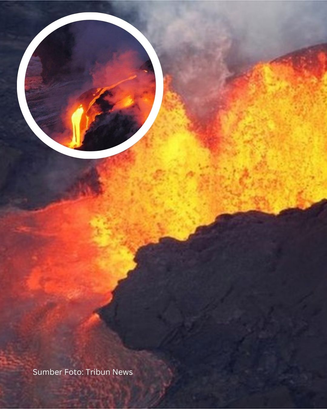 Dua Orang Nekat Dekati Zona Bahaya Gunung Kilauea di Hawaii