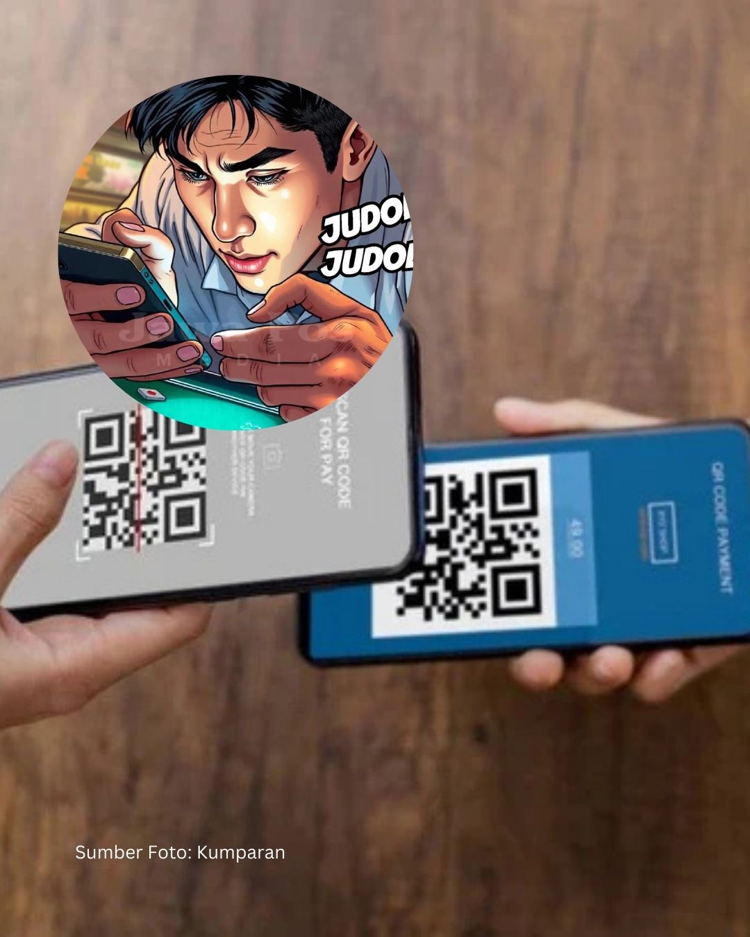 Wadpada!! Modus Baru Sindikat Judol, QRIS Jadi Deposit, Kripto Jadi Withdrawal