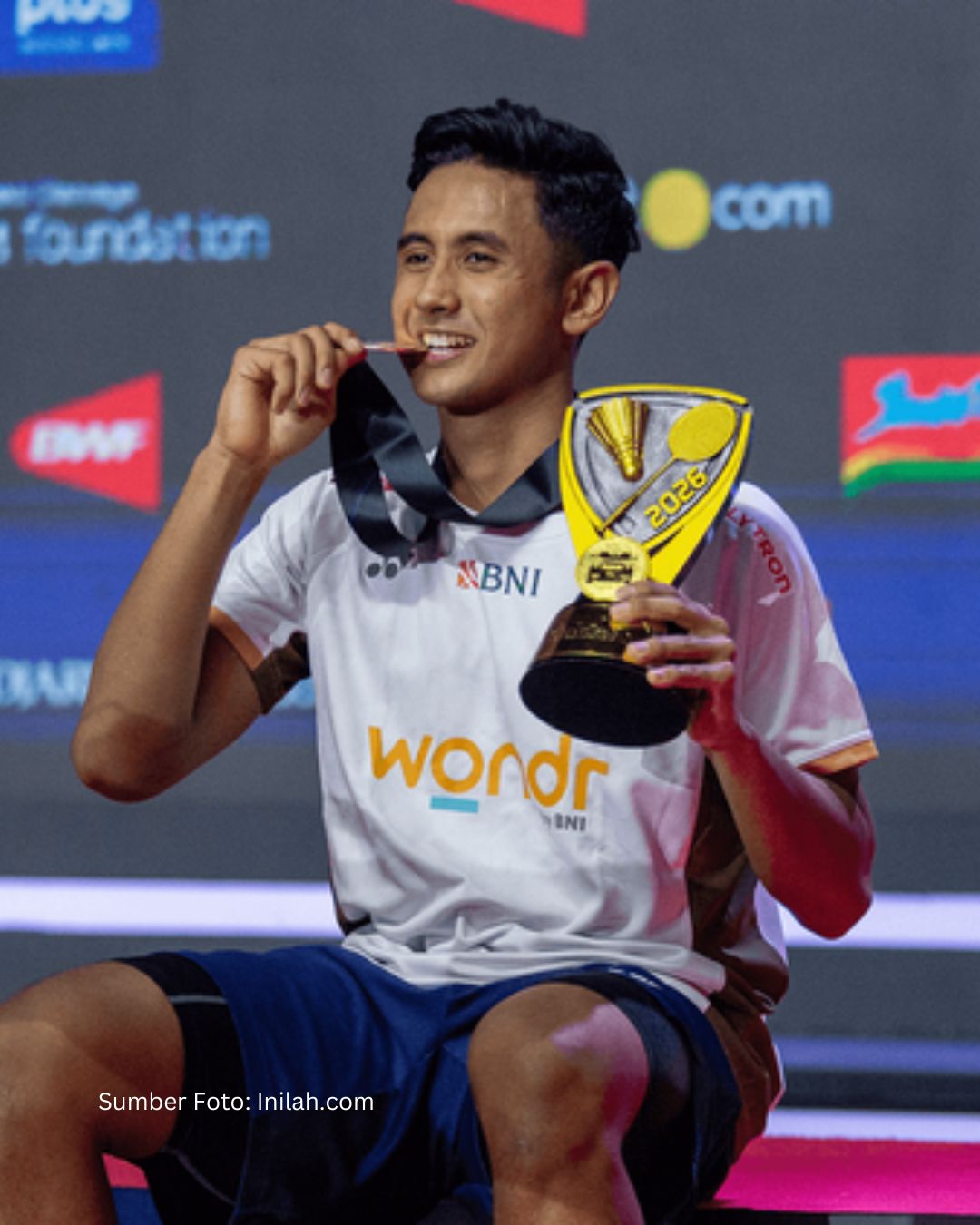 Alwi Farhan Juara Indonesia Masters 2026, Final Kilat 25 Menit!