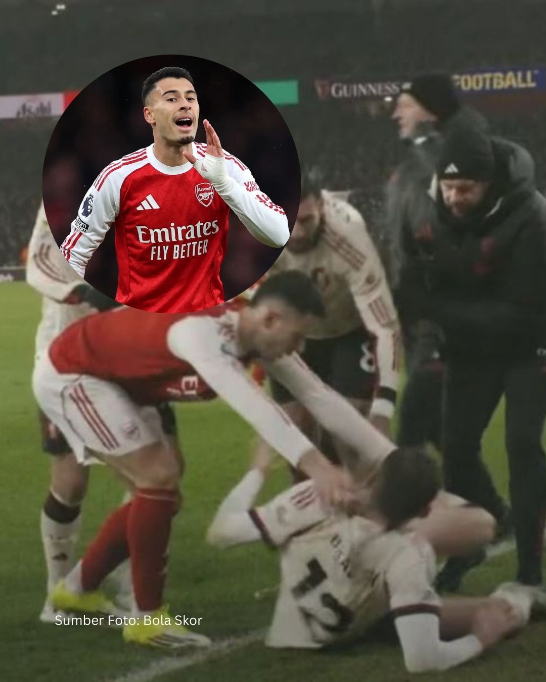 Martinelli Dikecam Usai Dorong Conor Bradley yang Cedera