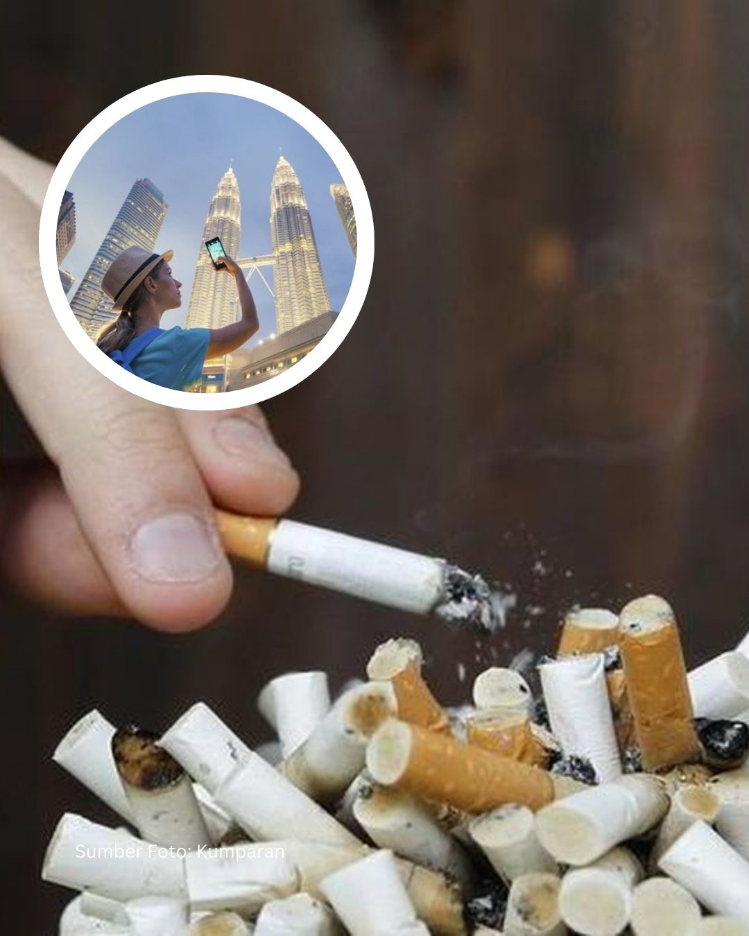 Buang Puntung Rokok Sembarangan di KL Bisa Didenda Rp8,2 Juta