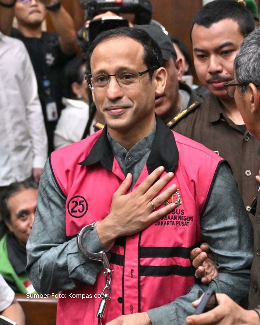 Nadiem Makarim Didakwa Terima Dana Rp809 Miliar, Tim Hukum Bantah di Tipikor