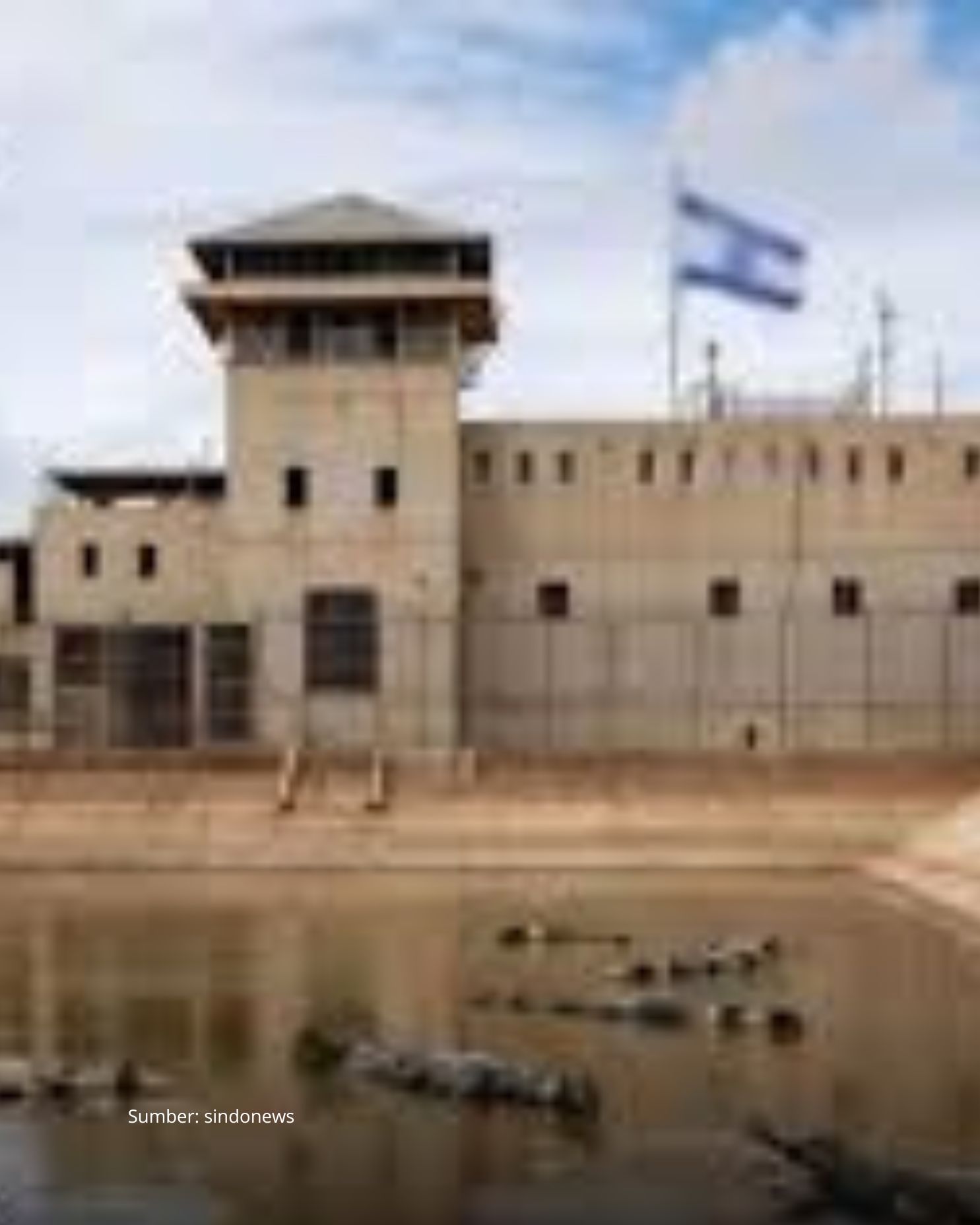 Makin Brutal Israel Akan Bangun Penjara di Kelilingi Buaya Untuk Tahanan Palestina