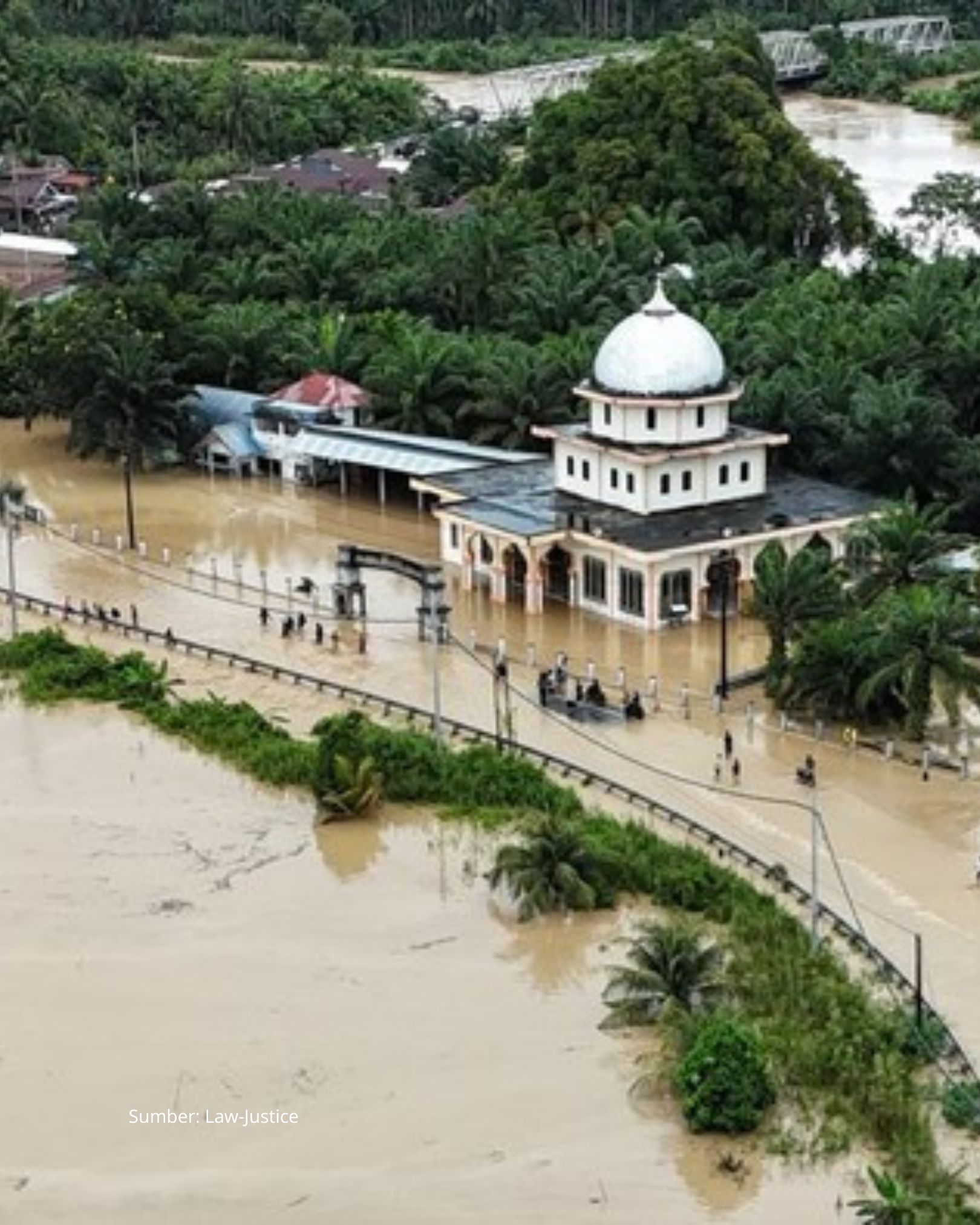 Aceh Kembali di Landa Banjir Besar Tenda-Tenda Terendam