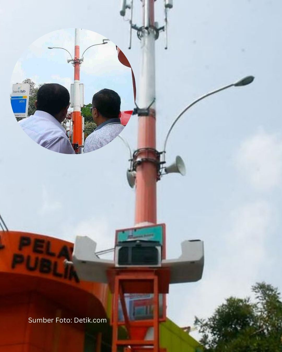 Alun-alun Sumedang Kini Punya Tiang Pintar Multifungsi