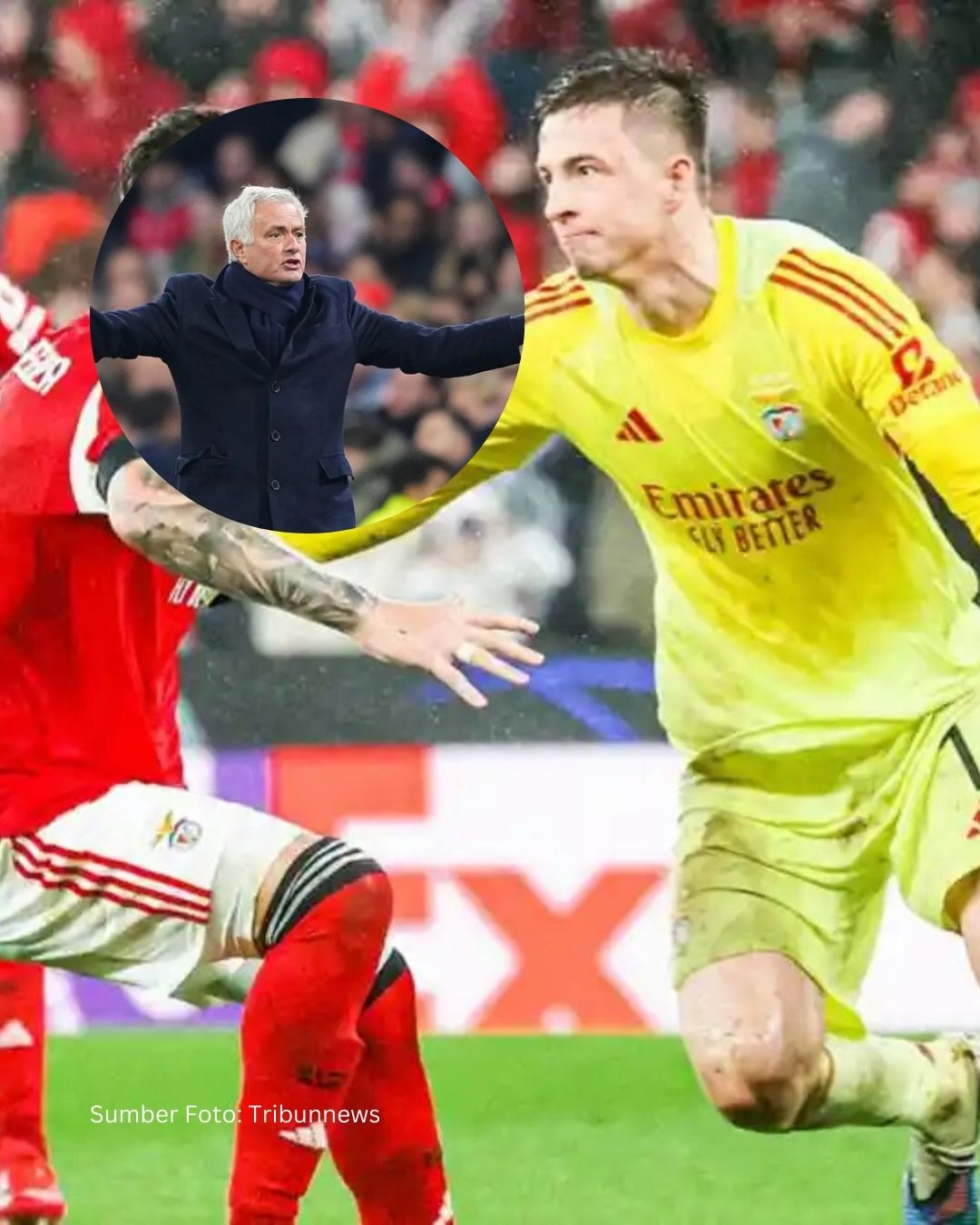 Jose Mourinho Sebut Gol Trubin Bukan Kebetulan