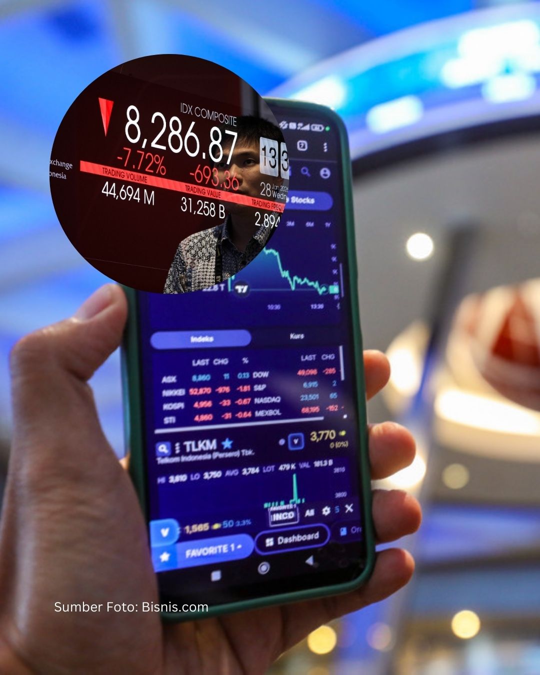 Badai MSCI Picu Trading Halt, IHSG Terkapar 7,35% di Level 8.320