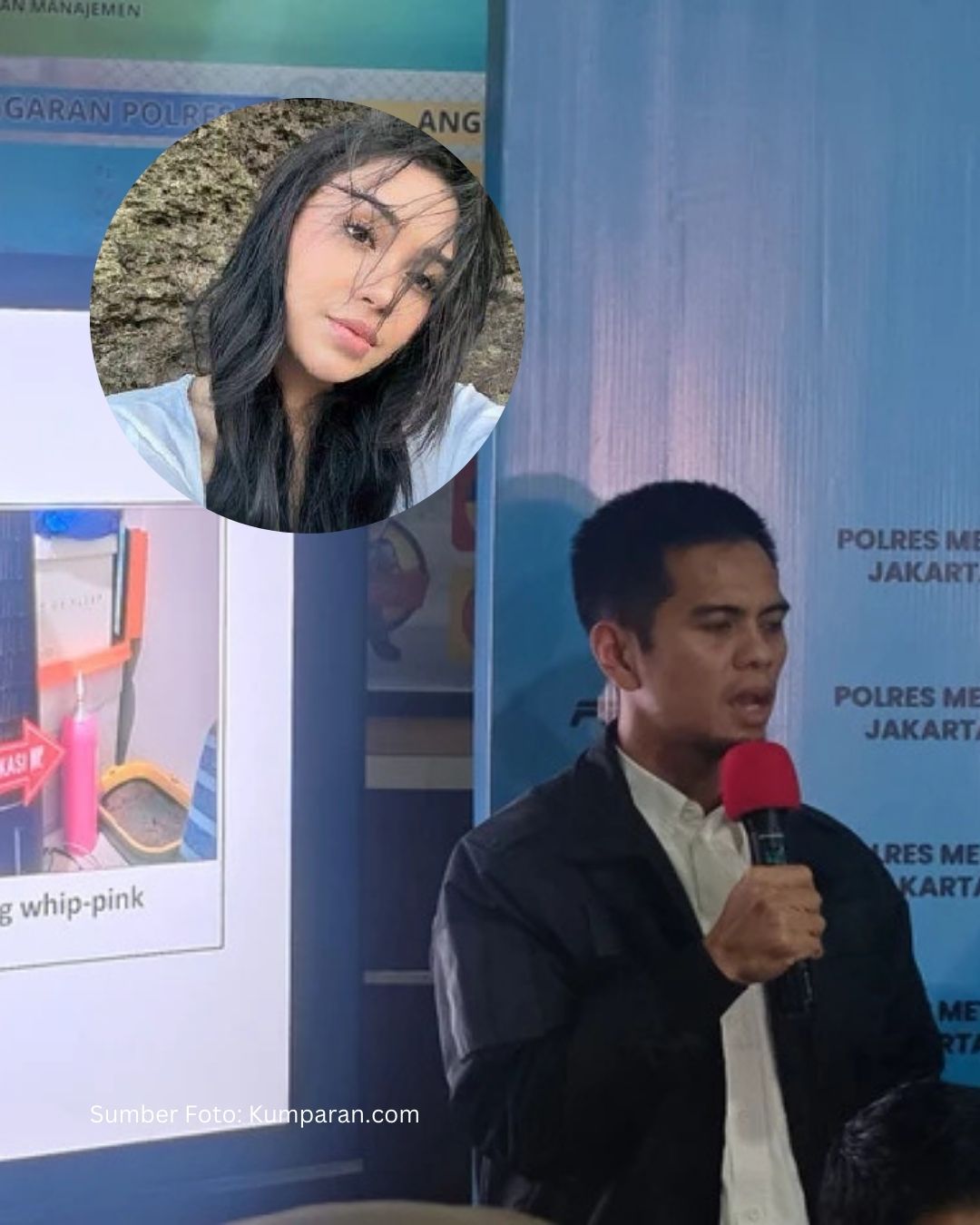 Puslabfor Polri: DNA Lula Lahfah Menempel di Tabung Whip Pink