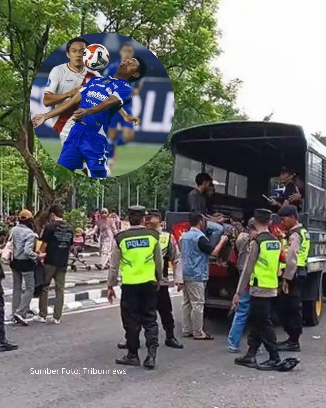 Persib Menang 1-0, Puluhan Suporter Nekat Diamankan di Perbatasan Solo