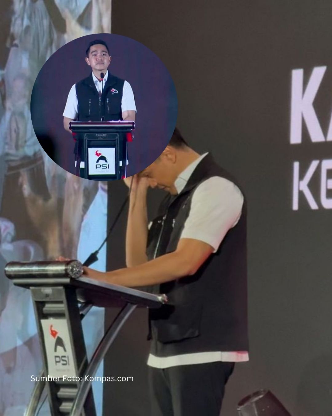 Tangis Pecah di Rakernas PSI, Kaesang Janji 'Peras Darah' Demi Partai Besar