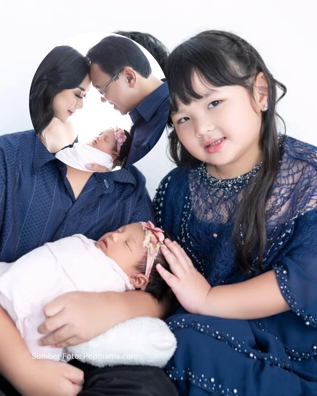 Potret Keharmonisan Newborn Photoshoot Anak Ketiga Ahok dan Putri Nastiti