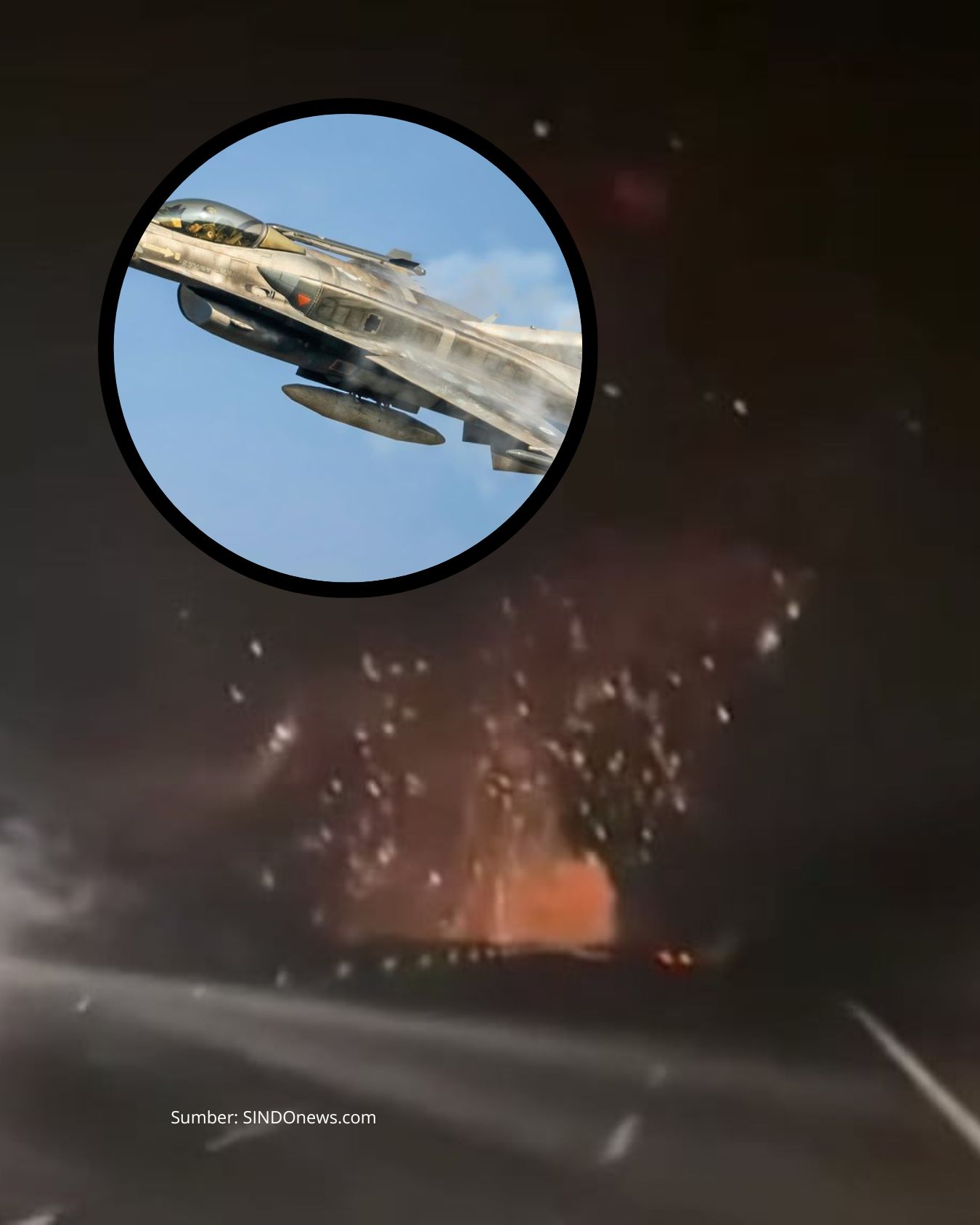 Jet Tempur F-16 Turki Jatuh, Pilot Tewas di Balikesir