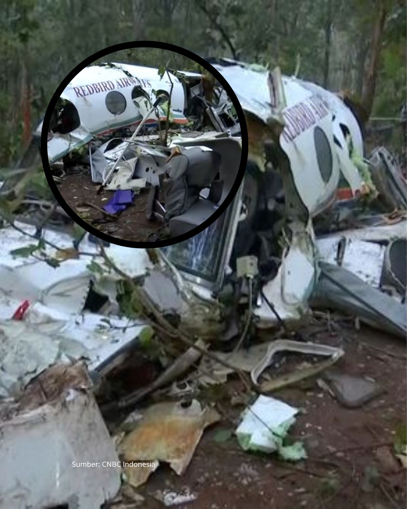 Pesawat Ambulans India Jatuh, 7 Penumpang Tewas