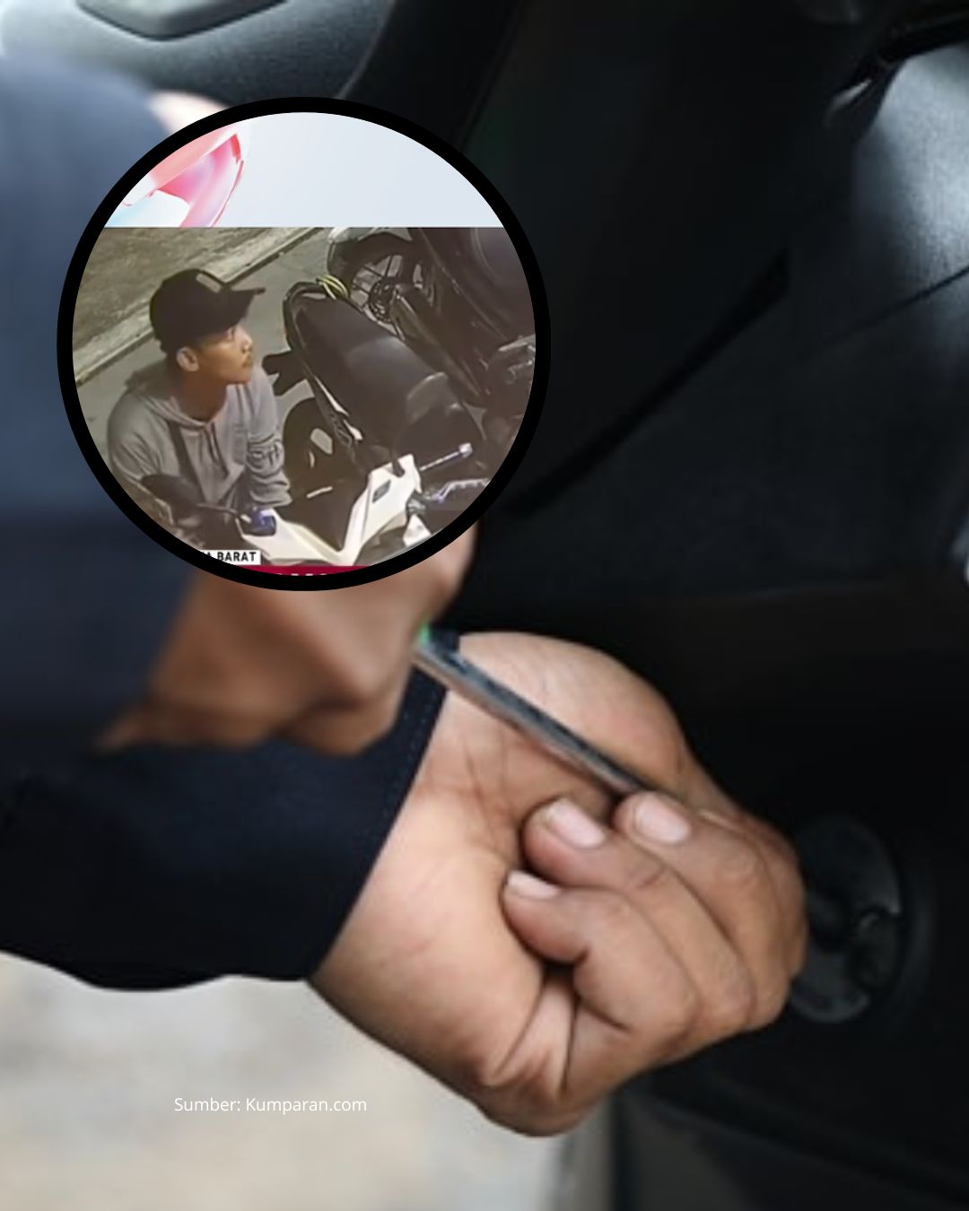 Eks Buruh Bekasi Nekat Curi Motor Usai Kena PHK
