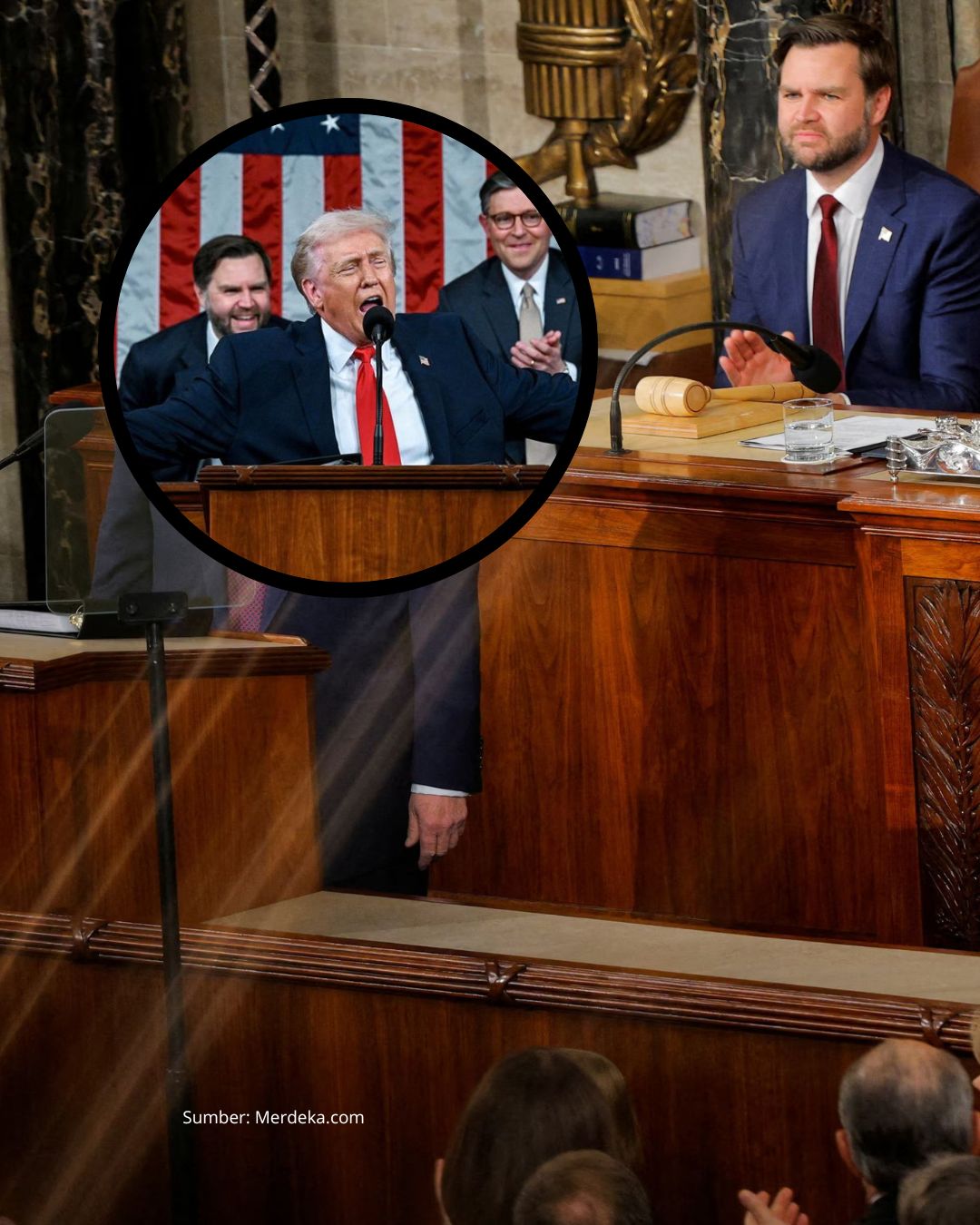 Trump Pecahkan Rekor Pidato Kenegaraan Terlama 108 Menit!