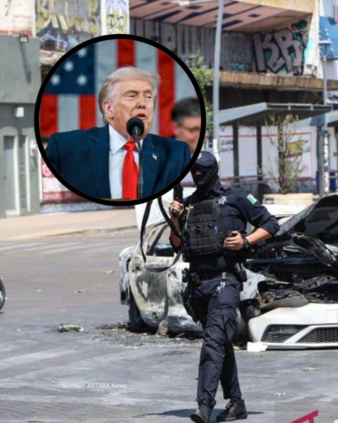 Trump Komentari El Mencho: Bos Kartel Paling Jahat Tumbang!