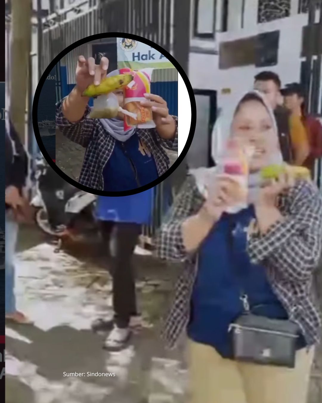 Emak-emak Geruduk SPPG Bekasi Protes Porsi MBG Minim!