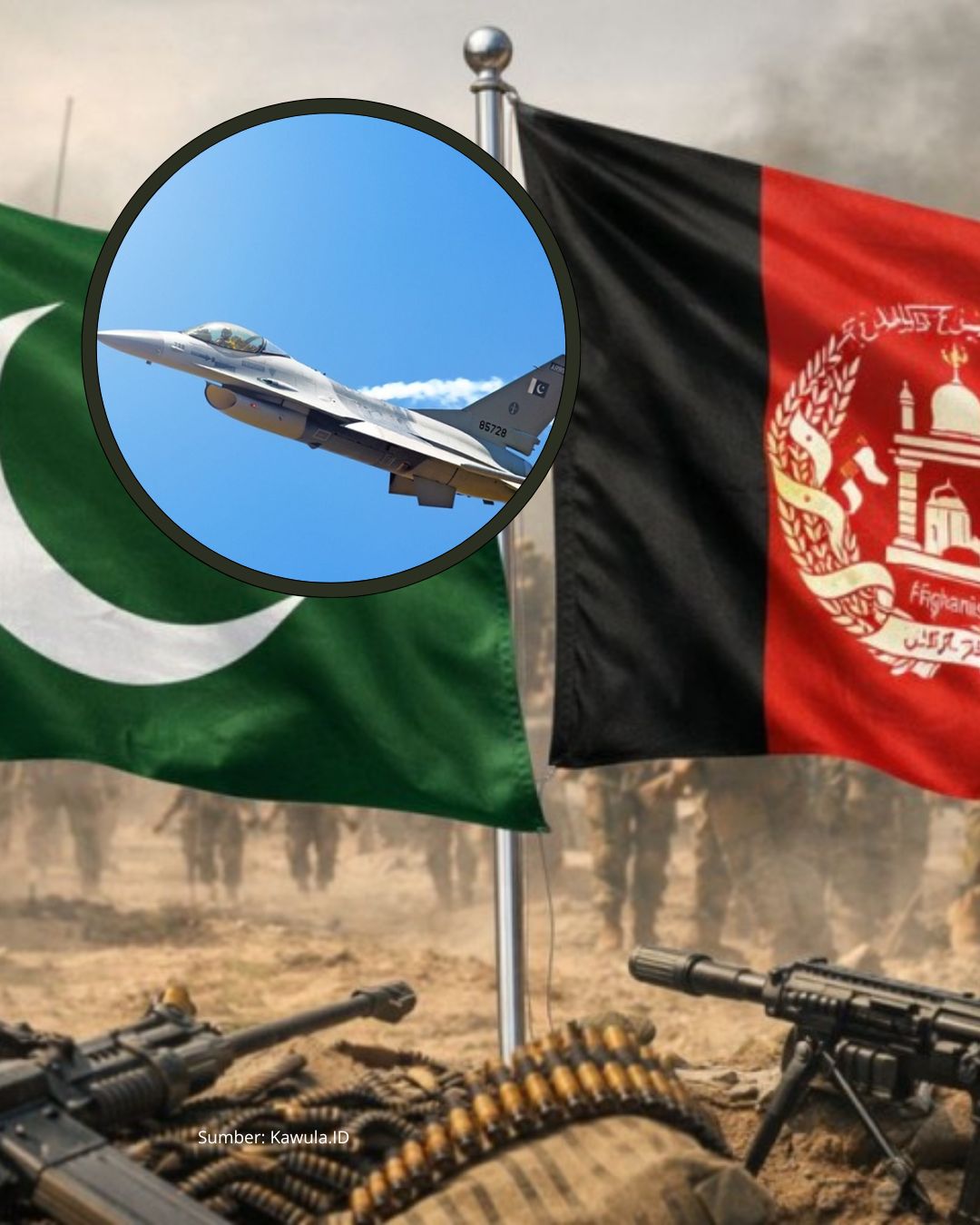 Afganistan Klaim Tembak Jatuh F-16 Pakistan Saat Perang Perbatasan