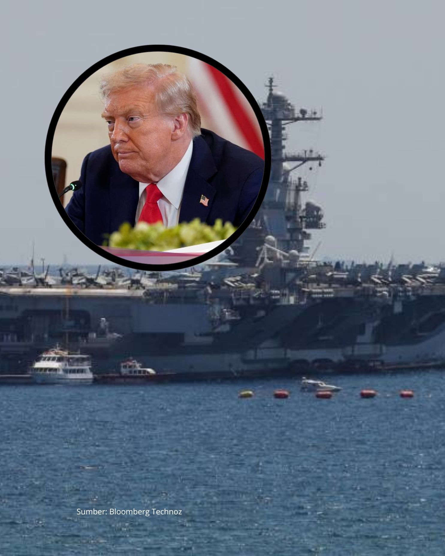 Iran Tak Mau di Atur, Trump Akan Kirim Kapal Induk Kedua Ke Timur Tengah