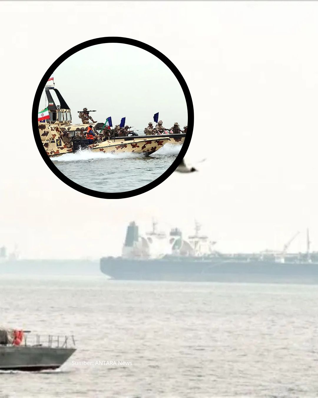 Garda Revolusi Iran Melakukan Latihan Perang di Selat Hormuz Usai AS Terjunkan AL-Nya
