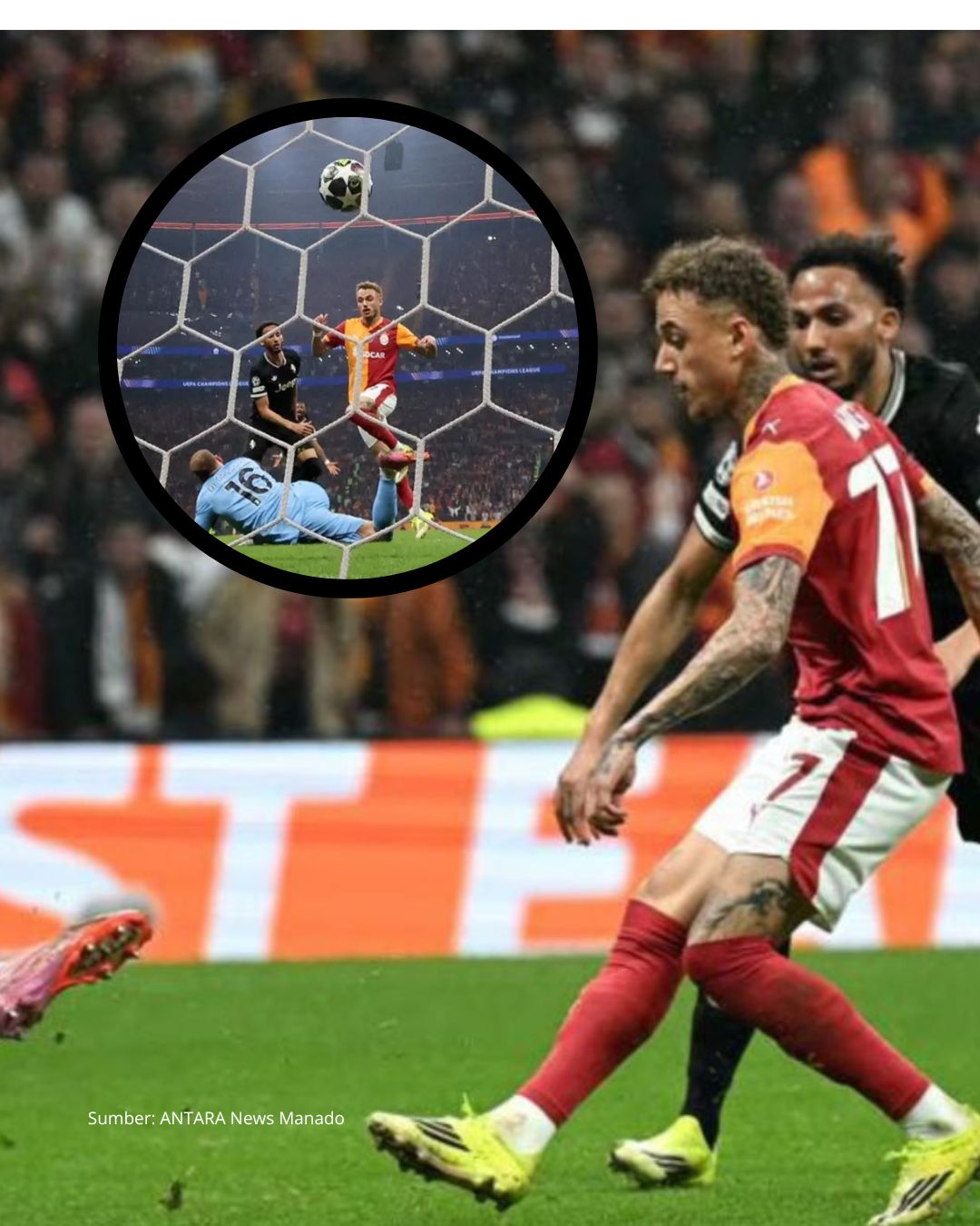 Mengejutkan Hasil liga Champion Juventus di Bantai Galatasaray 2-5