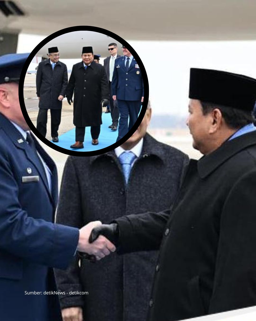 Prabowo Tiba di Amerika Siap Bertemu Trump Bahas Perjanjian Dagang
