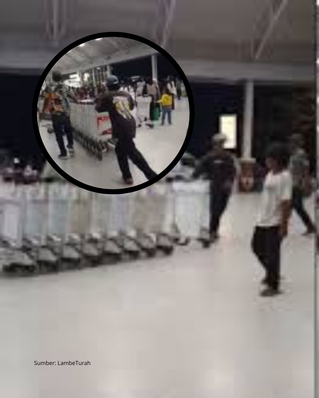 Viral: Stroller Yang Sudah di Rapikan, Malah Dipakai Main Kereta-kereta Tanpa Izin, Petugas Emosi