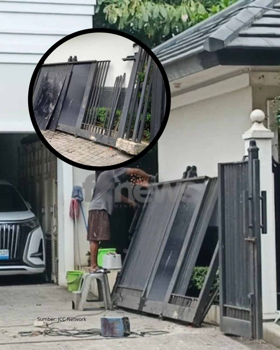Dimediasi Penabrak Rumah Jusuf Kalla di Jaksel Ganti Rugi Rp 25 Juta