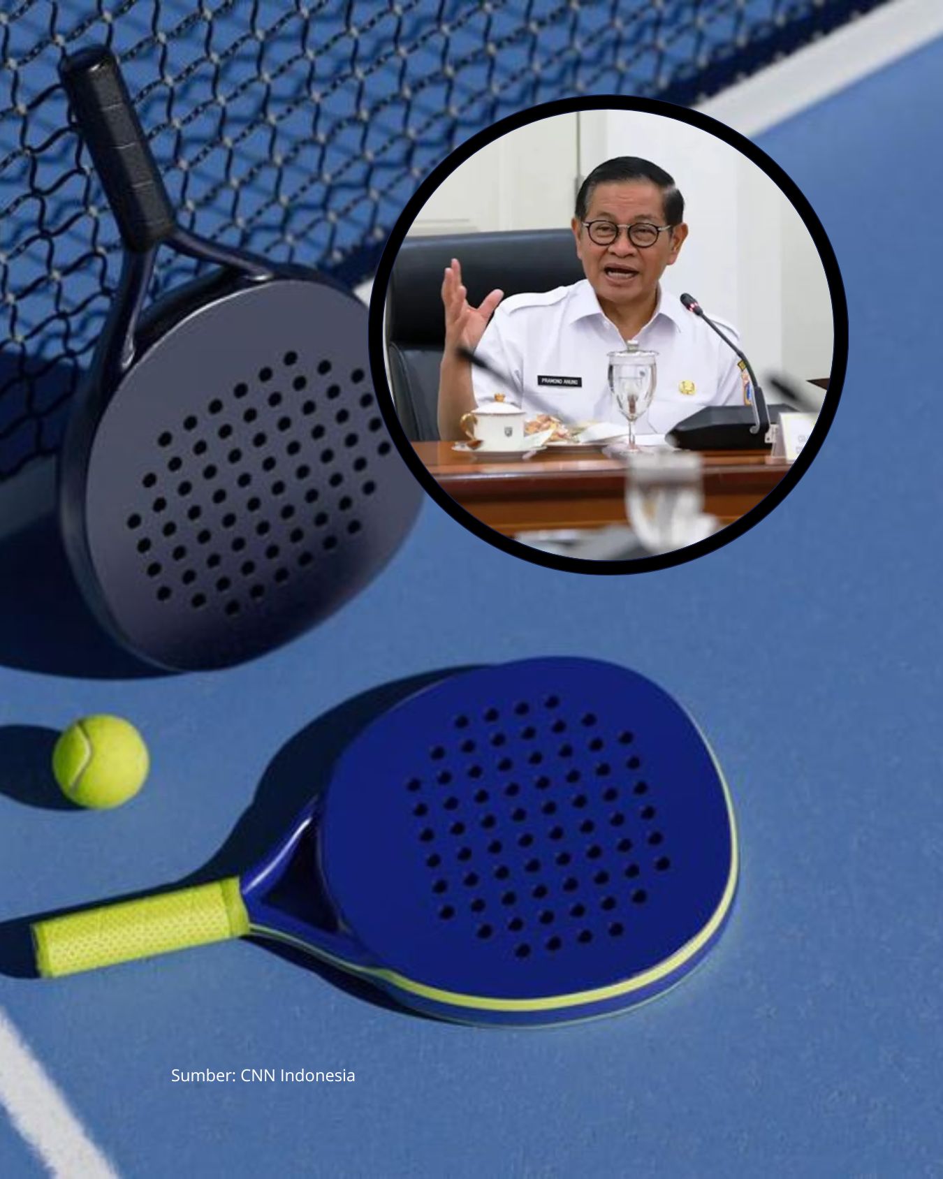 Gubernur Jakarta: Izin Lapangan Padel di jakarta Akan Revisi Total
