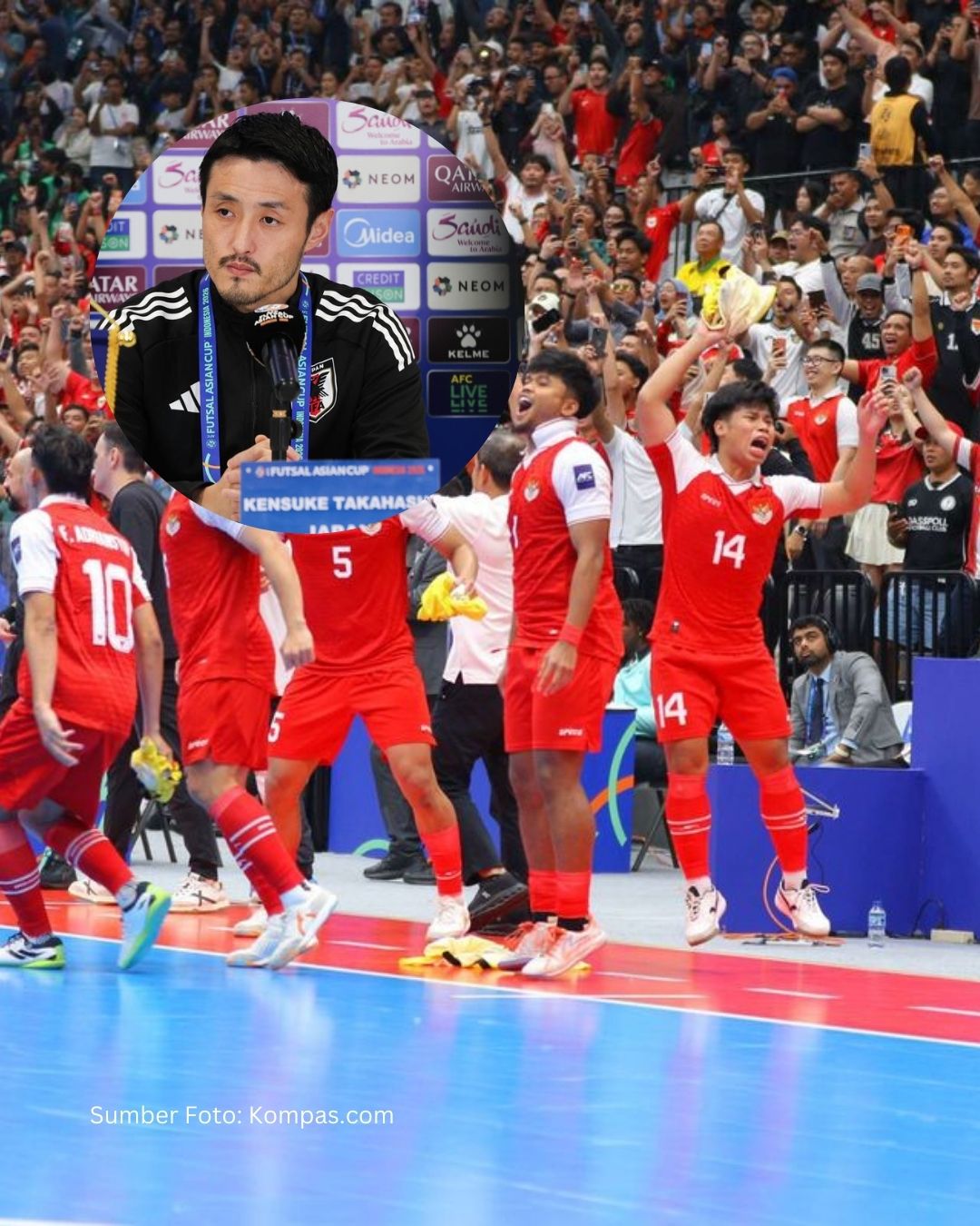 Pelatih Jepang Akui Superioritas Timnas Futsal Indonesia