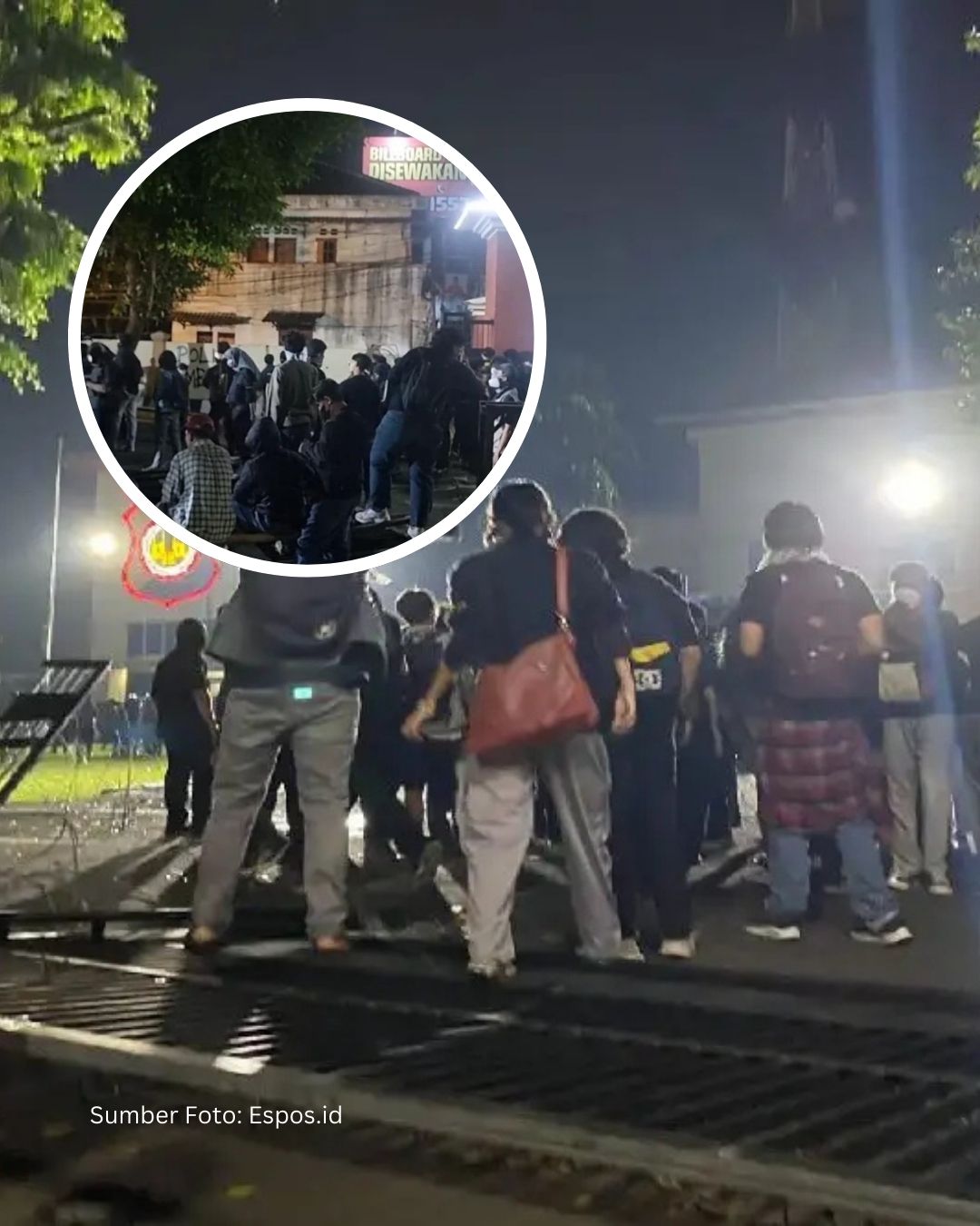 Mapolda DIY Diguncang Aksi Solidaritas Arianto