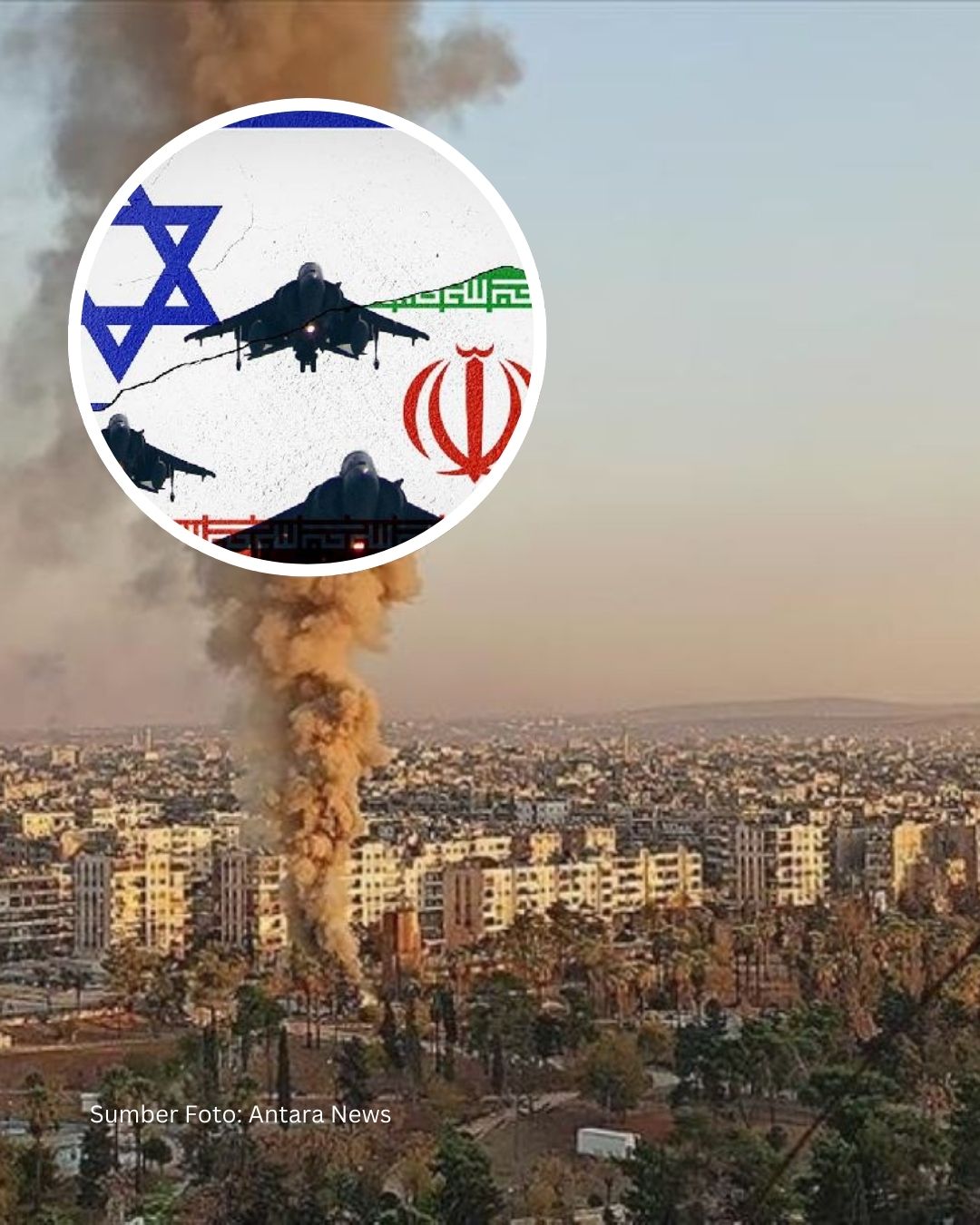 Iran Balas Serang Israel dengan Rentetan Rudal dan Drone