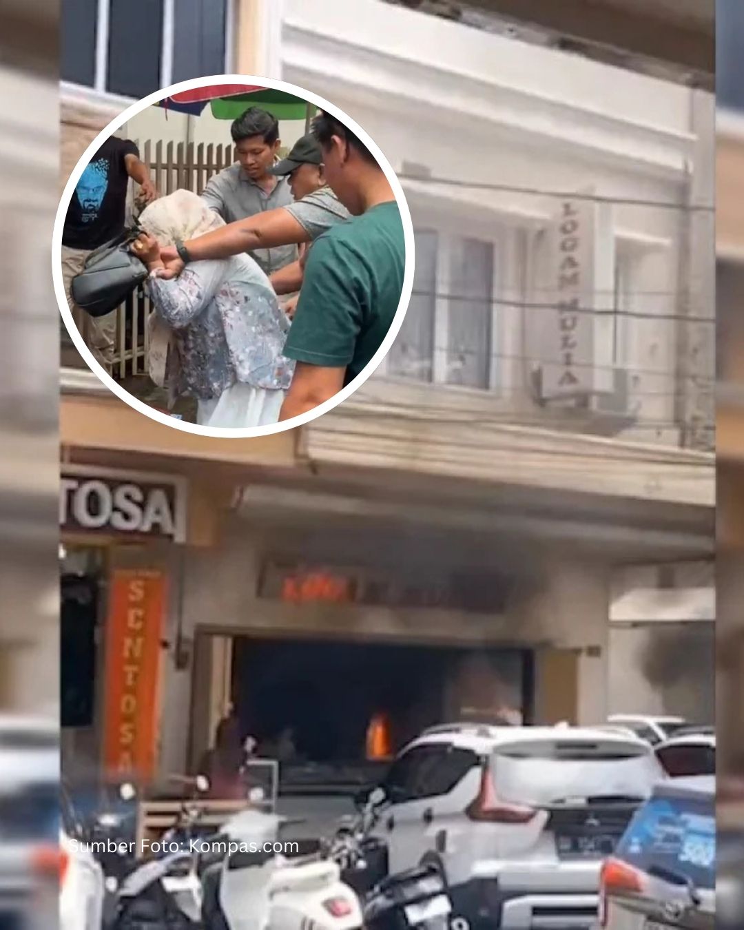 Terjerat Utang, IRT Nekat Bakar Toko Emas di Makassar