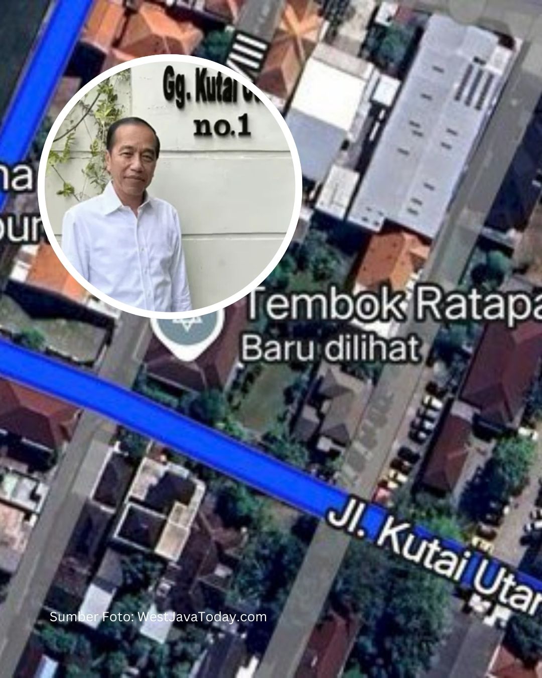 Rumah Jokowi Ditandai ‘Tembok Ratapan Solo’ di Google Maps