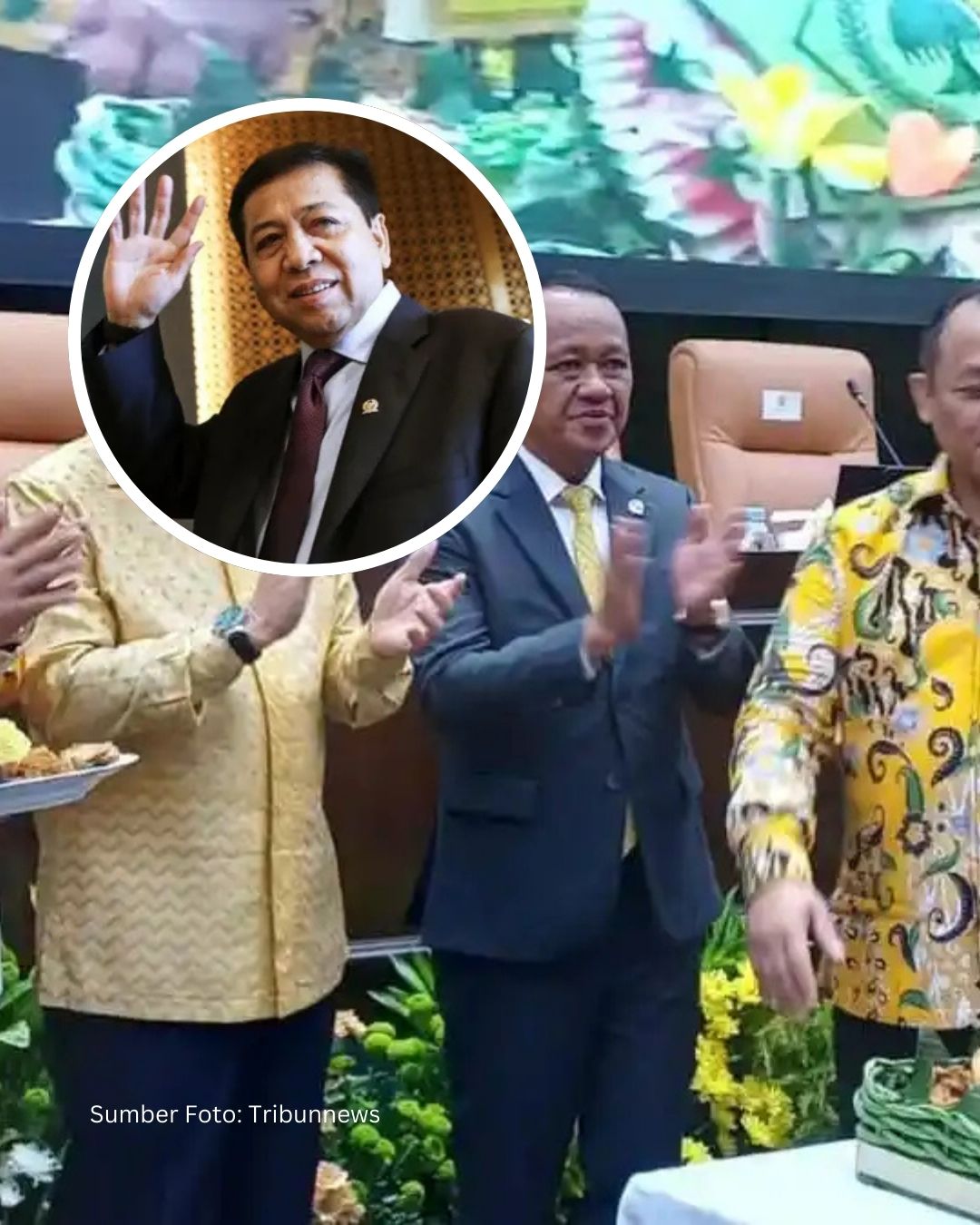 Setya Novanto Kembali ke Parlemen, Berbincang Akrab dengan Bahlil