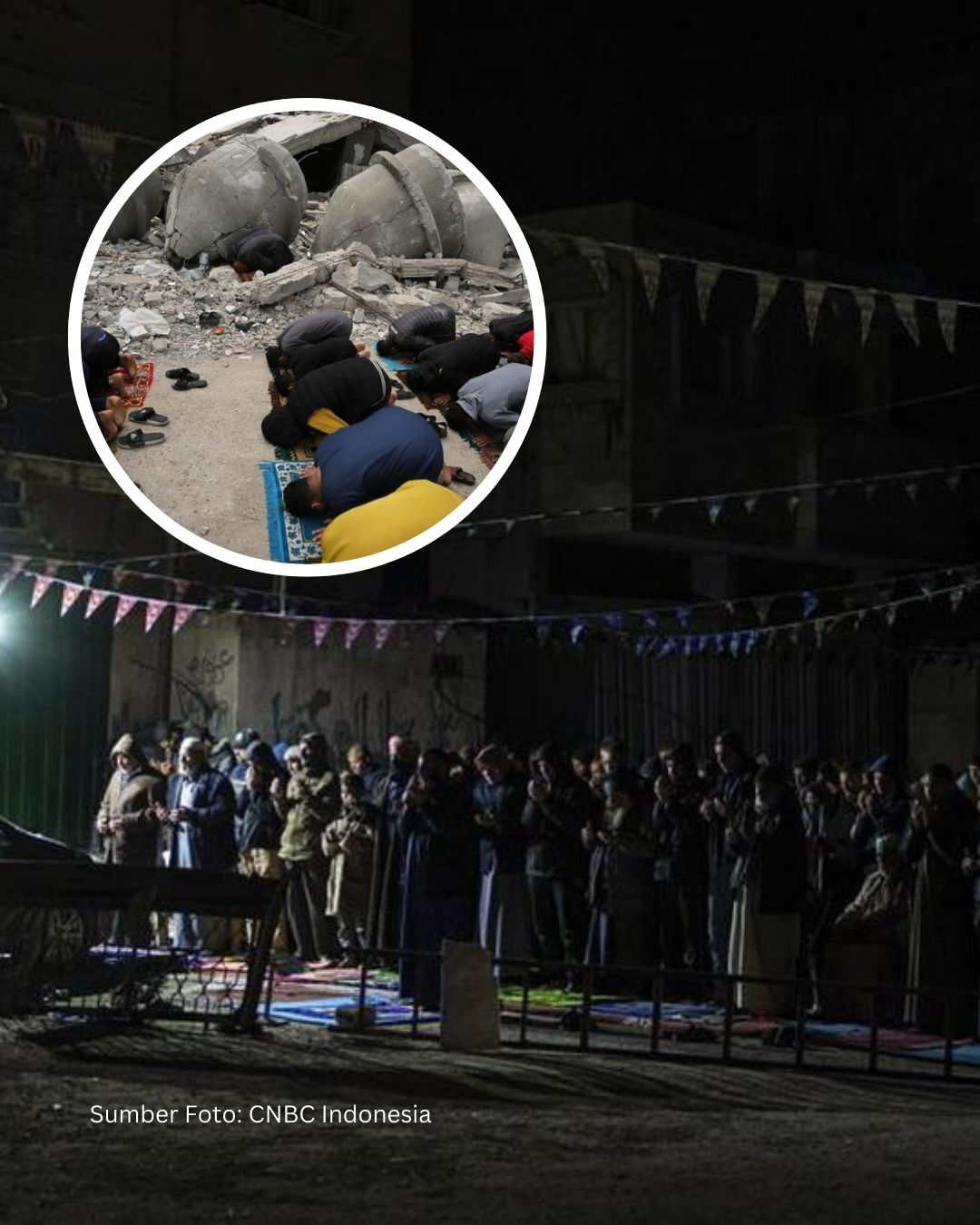 Masjid Rusak, Tenda Pengungsian: Gaza Jalani Ramadan di Tengah Konflik