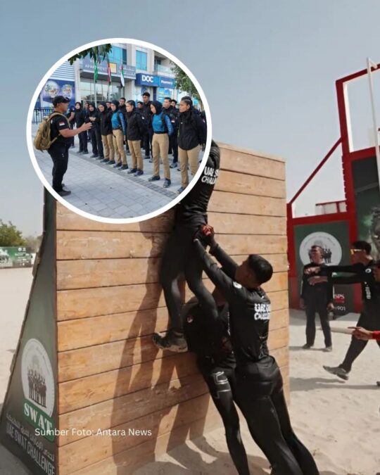 Brimob Polri Kibarkan Merah Putih di UAE SWAT Challenge 2026