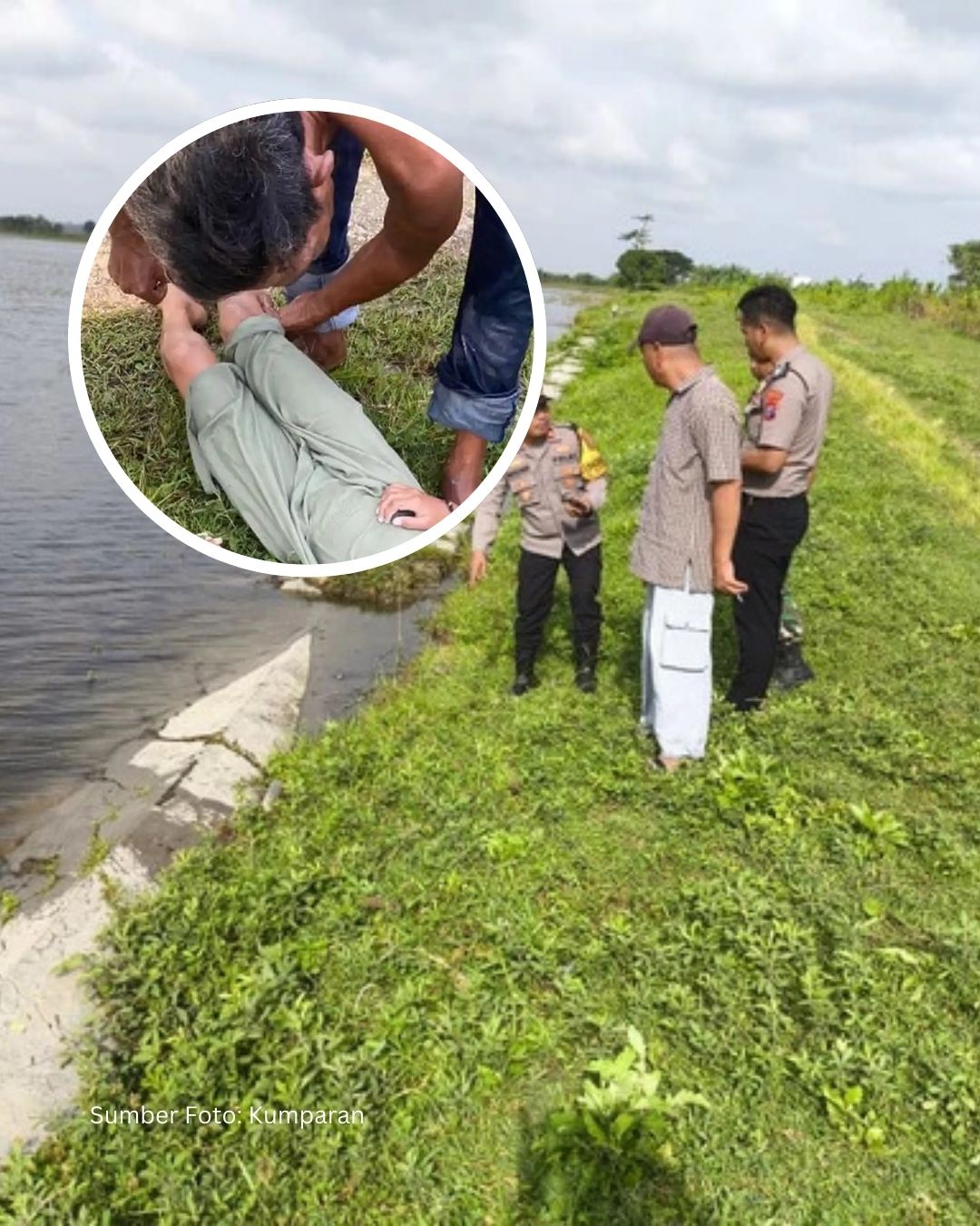 Tragedi Pagi di Lamongan: Empat Anak Tercebur Waduk, Tiga Meninggal Dunia