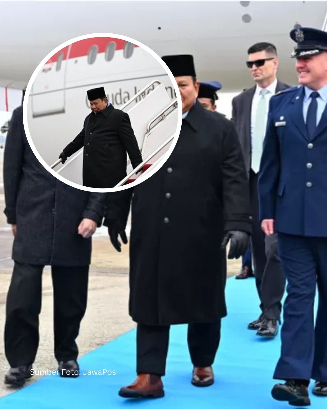 Presiden Prabowo Tiba di Washington, Siap Hadiri Rapat Dewan Perdamaian