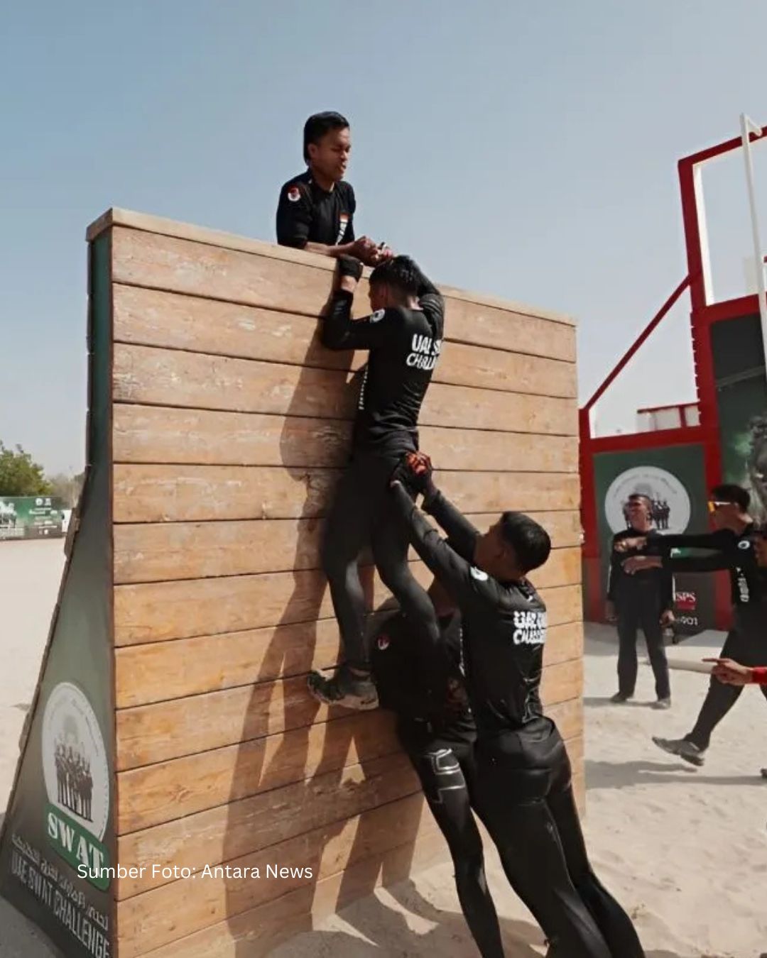 Brimob Polri Kibarkan Merah Putih di UAE SWAT Challenge 2026