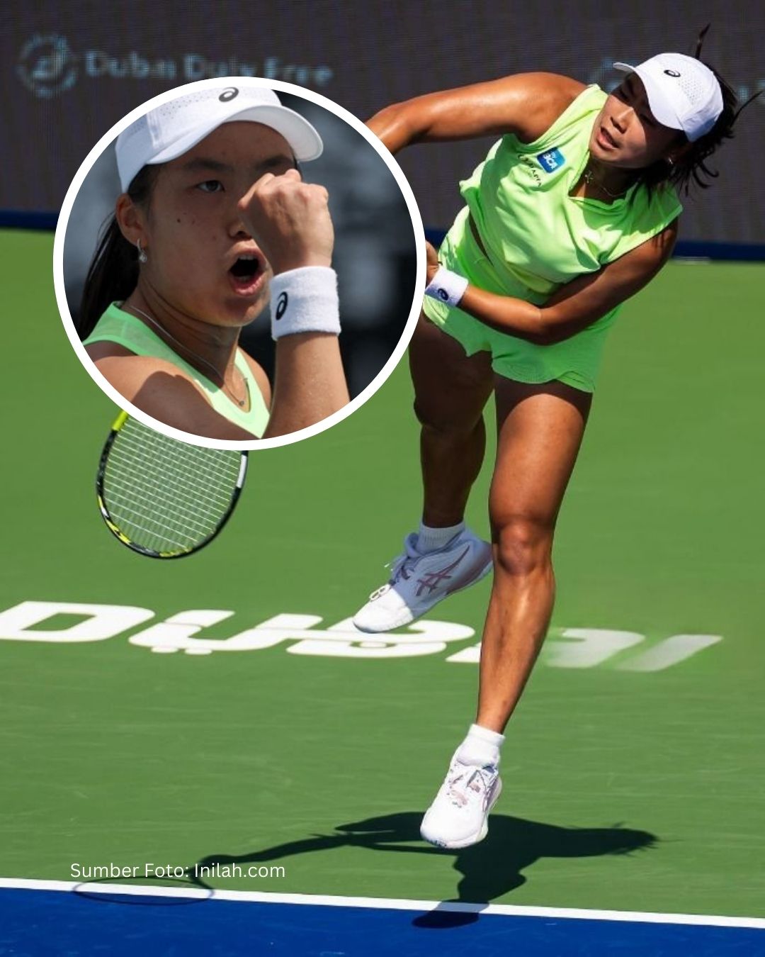 Dubai Duty Free Tennis: Janice Tjen Raih Rp1 Miliar, Lolos ke 16 Besar