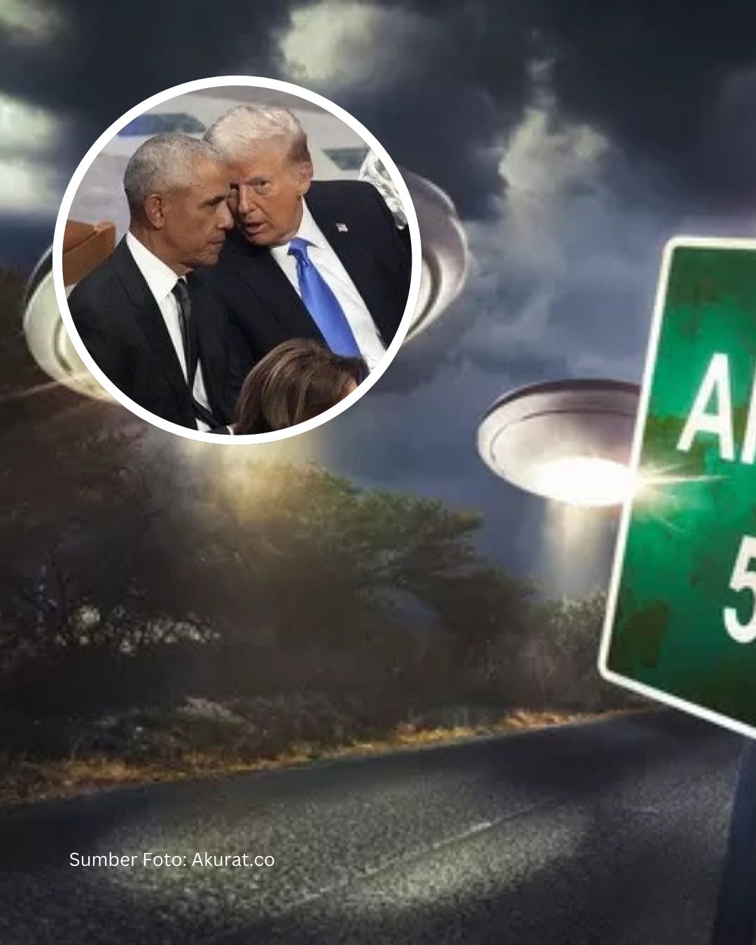 Trump Tuduh Obama Bocorkan Rahasia Alien
